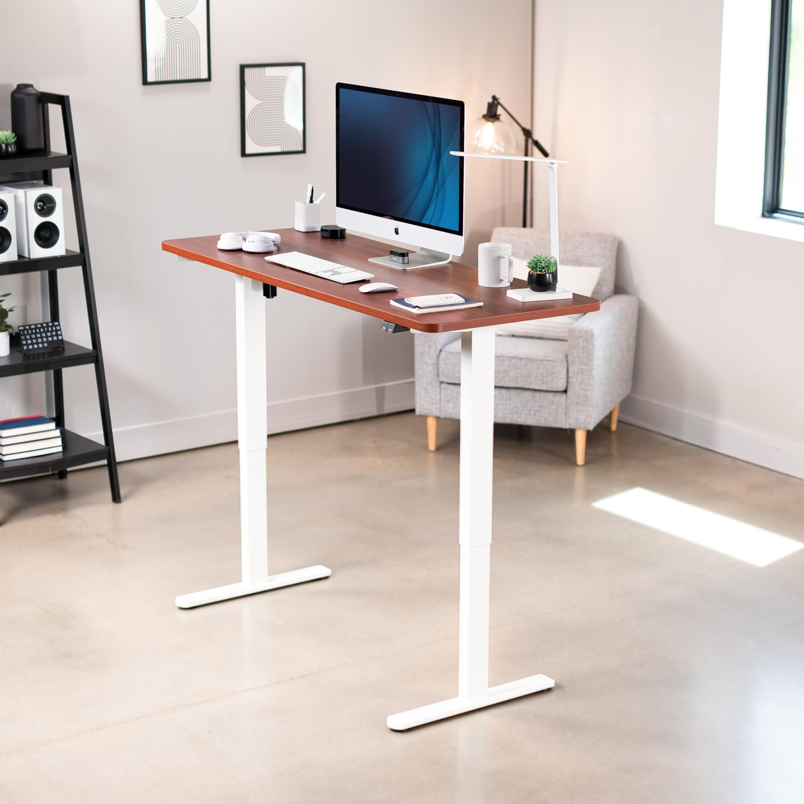 VIVO 60-inch Electric Height Adjustable Standing Desk, 60