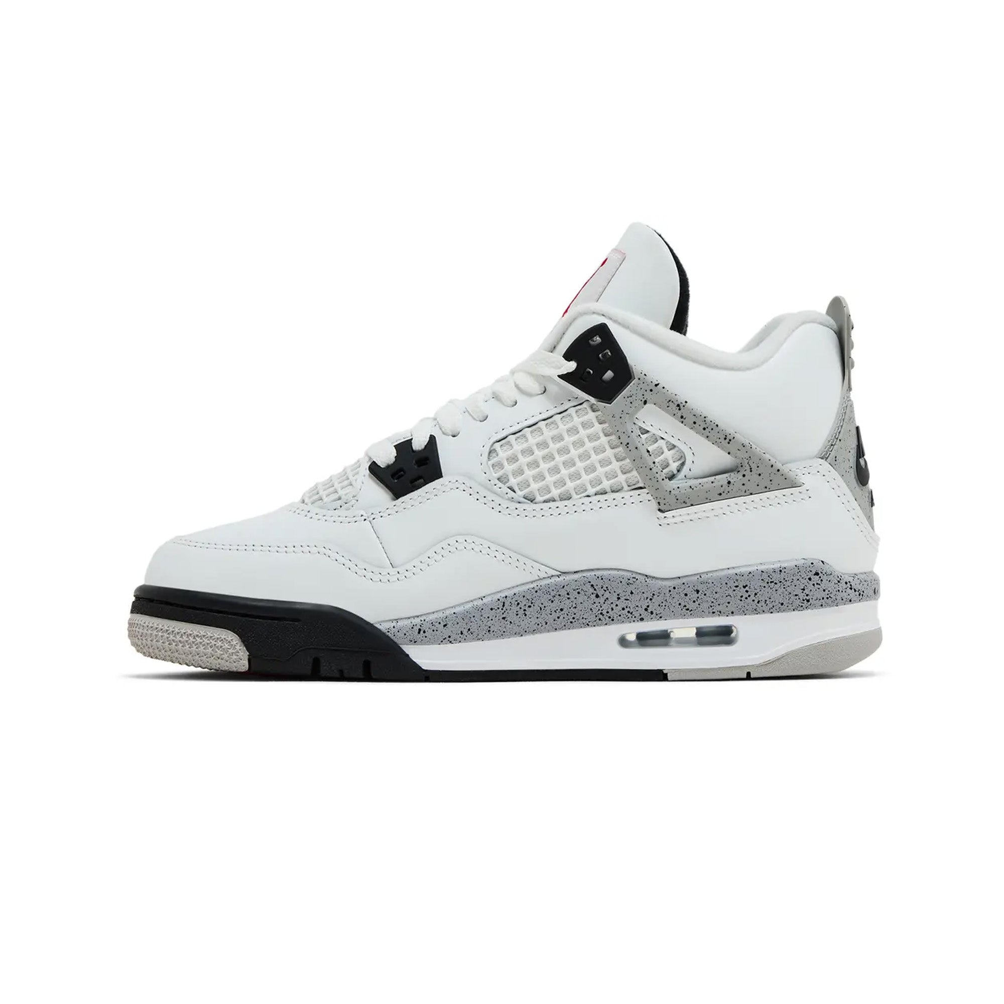 Air Jordan 4 Retro White Cement GS Sneakers (2025 Release) - Men's Basketball Shoes for Streetwear & Casual Style