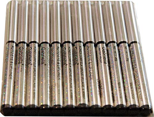 Gabriella Auto Pencil - Black Eye & Lip Liner (2-Pack) | Waterproof, Long-Lasting Makeup for Daily Use & Professional Makeup Artists