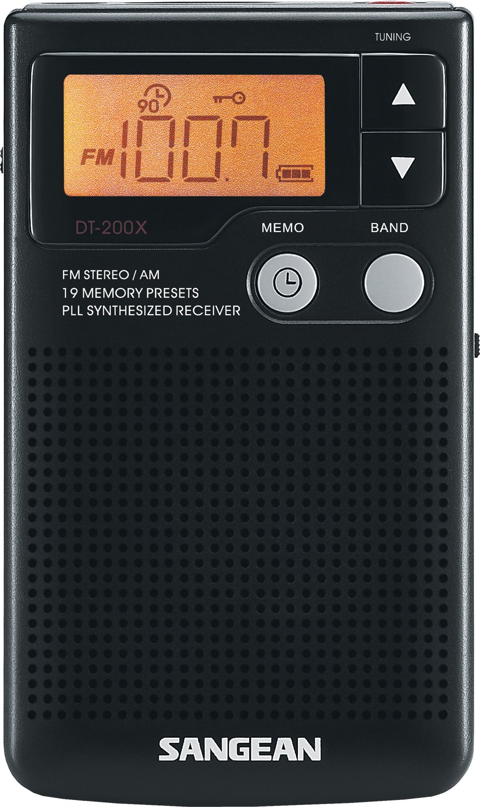 Sangean DT-200X AM/FM Digital Pocket Radio - Portable Travel, Emergency, Outdoor, Camping, Hiking & Home Use