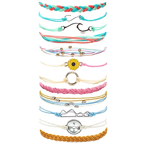 O-12pcs-String Bracelets