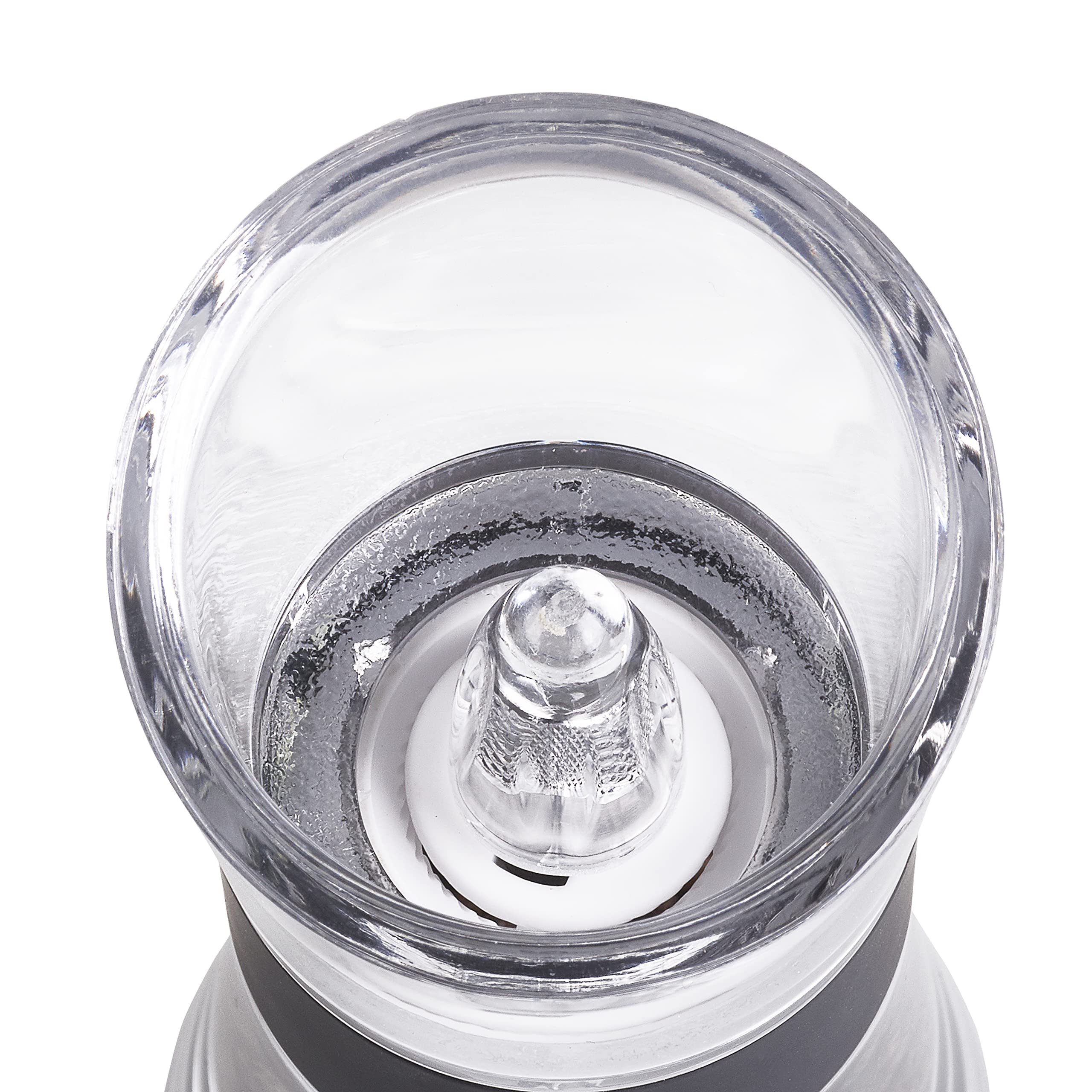 Cole & Mason H581580 Flip 180 Black Salt and Pepper Mill Set - Classic Inverta Acrylic Grinders (154mm) - Premium Kitchen Gift for Cooking & Dining