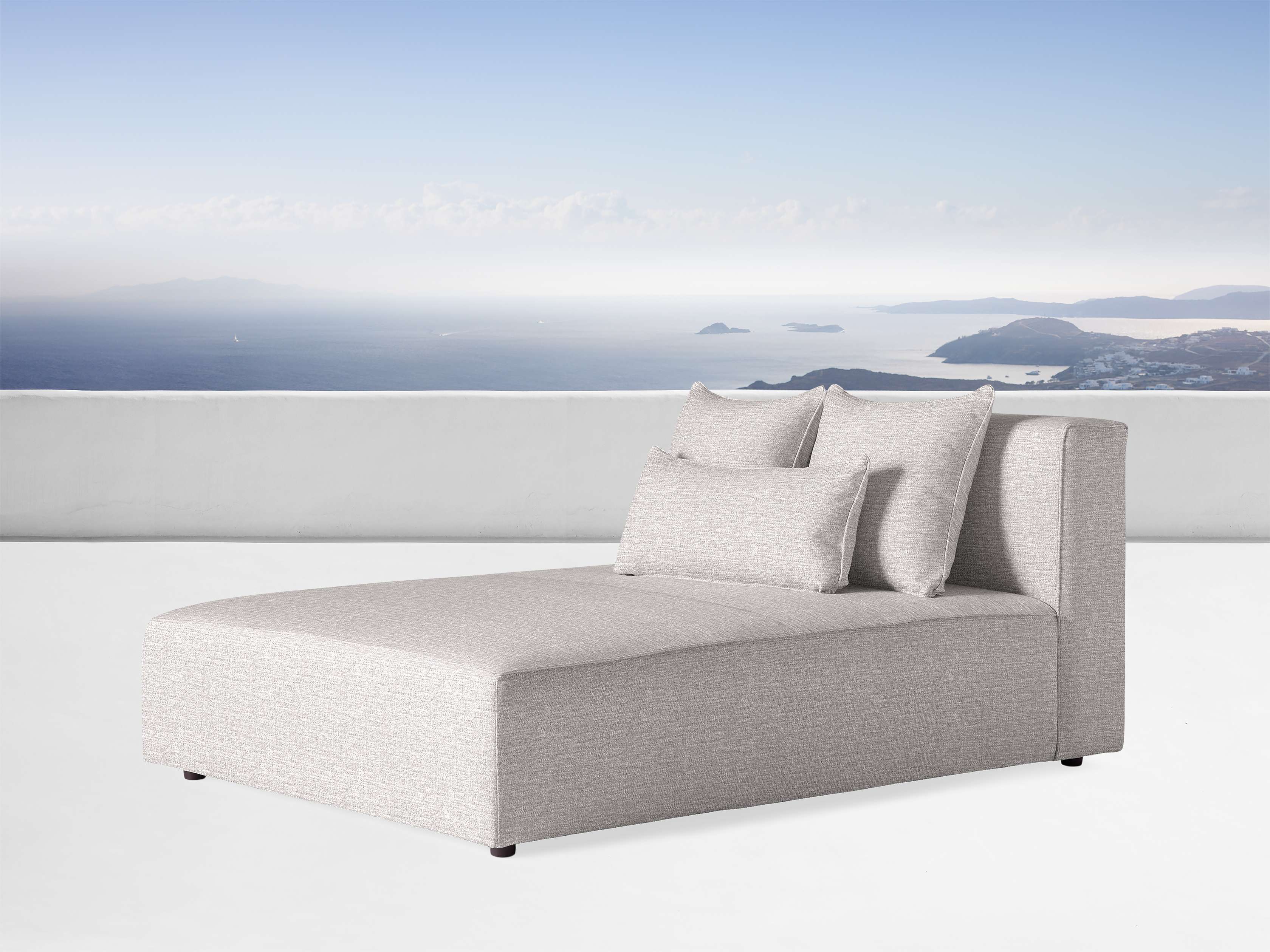 Andaz Outdoor Chaise Lounge Chair - Waterproof Wicker Patio Furniture for Poolside, Garden, and Backyard Relaxation