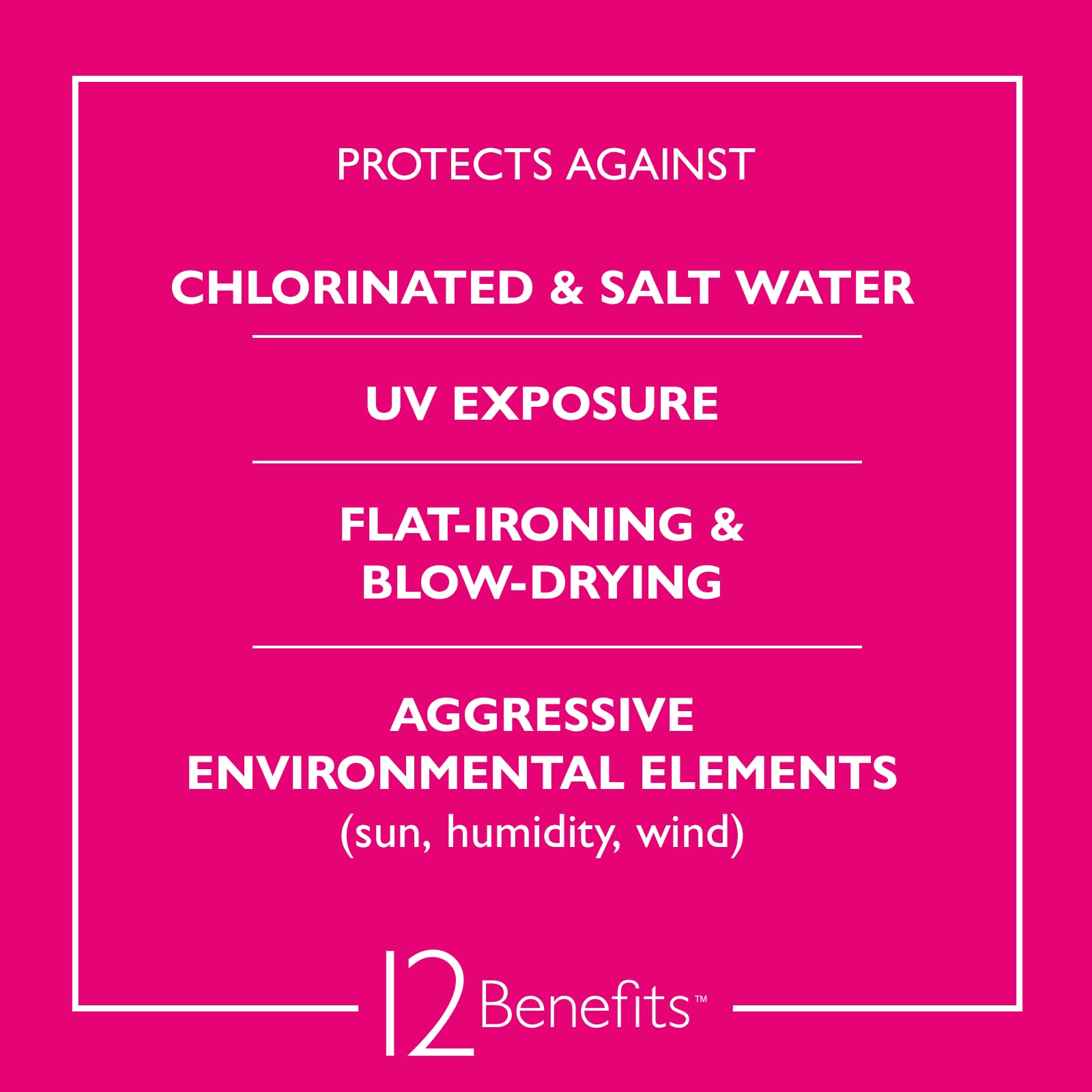 12 Benefits Instant Healthy Hair Treatment Spray - Travel Size Leave-In Conditioner with Quaternium 39 & Silk Protein - Frizz Control, Hair Strengthener & Repair for Damaged Hair (1 Fl Oz) - Perfect for On-The-Go Hydration, Daily Styling & Post-Workout Hair Care
