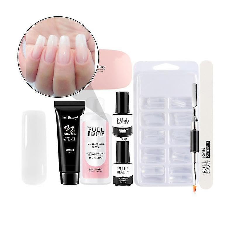 Professional Nail Art Kit with Extension Cream - Complete Nail Accessories Set for DIY Manicure & Salon Use