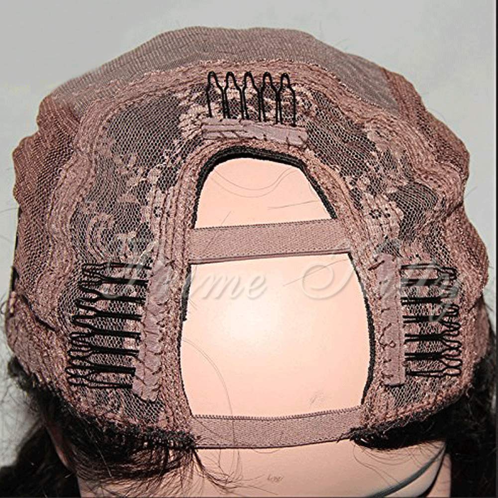 10A Virgin Human Hair U Part Wig for Black Women - Kinky Straight 1X3 Left Opening Glueless Wig (130% Density, 8