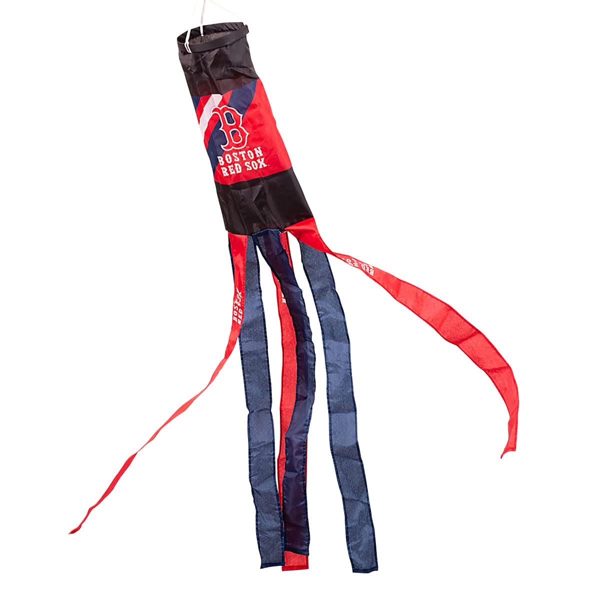 Boston Red Sox Team Windsock - MLB Baseball Fan Decor for Outdoor Yard, Garden, and Game Day Party Decorations