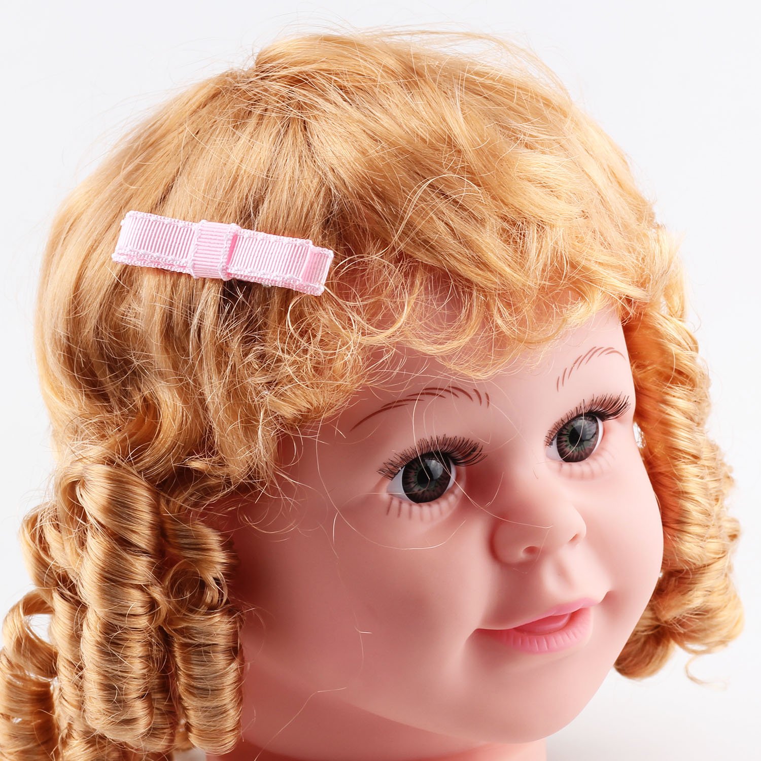 Adorable Baby Girls Hair Bow Clips Set with Barrettes & Bow Holder - Perfect for Toddler Outfits, Birthday Parties & Photo Shoots