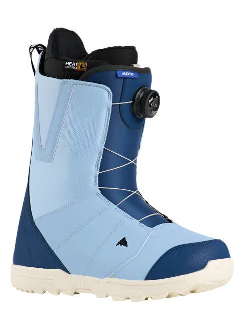 Burton Moto Boa Snowboard Boots 2025 - Men's/Women's Waterproof Snowboarding Boots with Boa Lacing System - Perfect for All-Mountain & Freestyle Riding