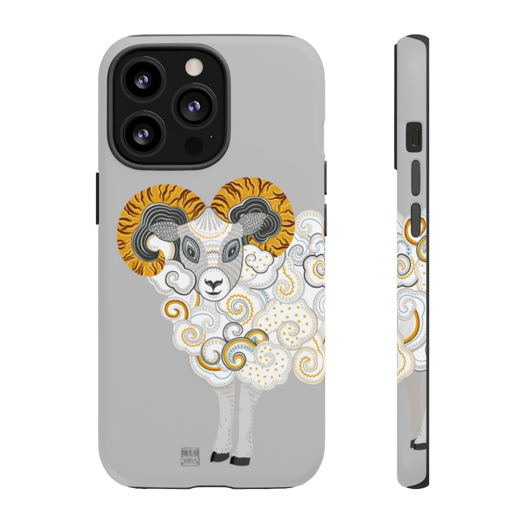 Chinese Zodiac Sheep Phone Case - Cute & Durable iPhone Cover for Protection | Perfect Gift for Lunar New Year & Birthday Celebrations