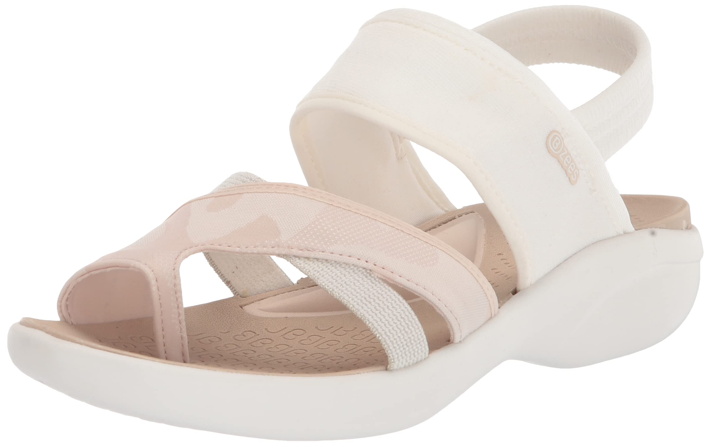 BZees Women's Call Me Comfortable Slip-On Sandals - Lightweight Walking Shoes for Women, Casual Summer Beach Sandals with Arch Support - Perfect for Travel, Shopping & Outdoor Activities