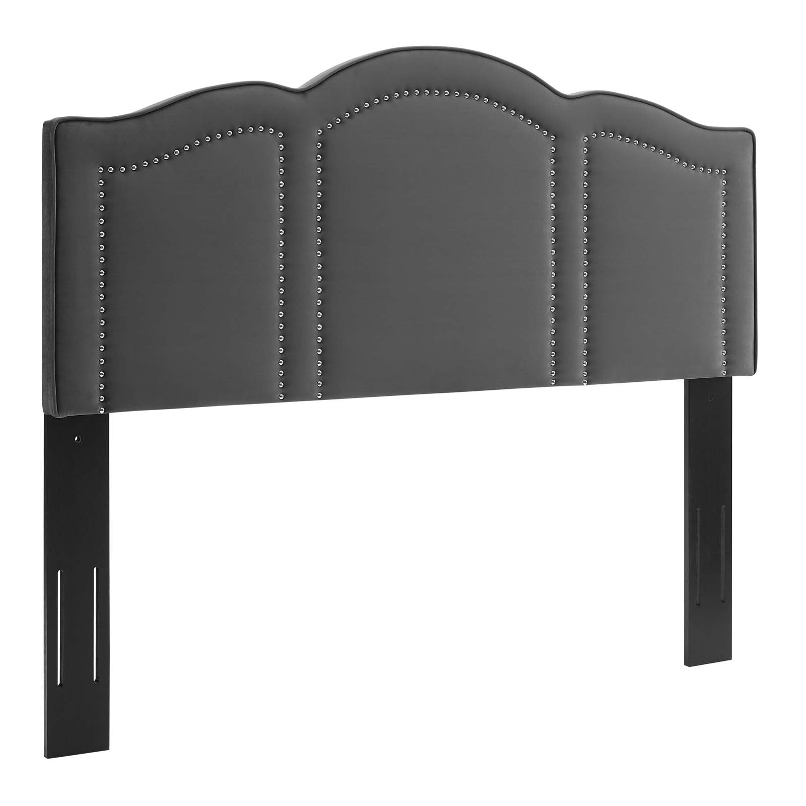 Luxury Cecilia Performance Velvet Headboard - Queen Size Upholstered Bed Frame for Master Bedroom, Soft and Durable Fabric, Easy to Clean - Perfect for Modern, Cozy, and Elegant Bedroom Decor