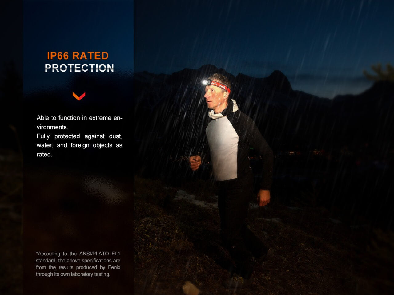 Fenix HL32R-T 800 Lumens Rechargeable LED Headlamp for Trail Running, Hiking & Camping - Waterproof Headlight with Adjustable Headband for Outdoor Adventures