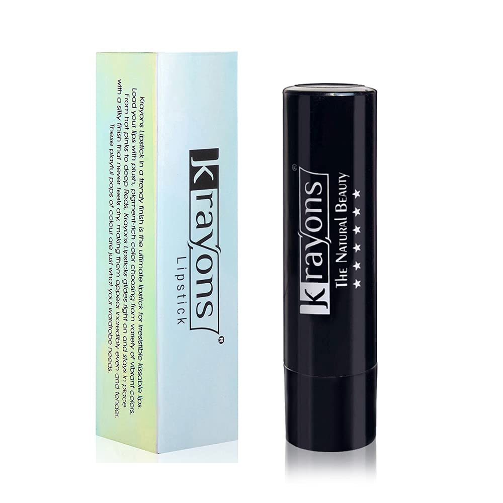 Krayons Matte Lipstick Set - Waterproof, Long-Lasting, Non-Drying (Shocking Pink, Chocolate Mocha, Orange Tango) - 3.5g Each, Pack of 3 | Perfect for Daily Wear, Parties & Special Occasions