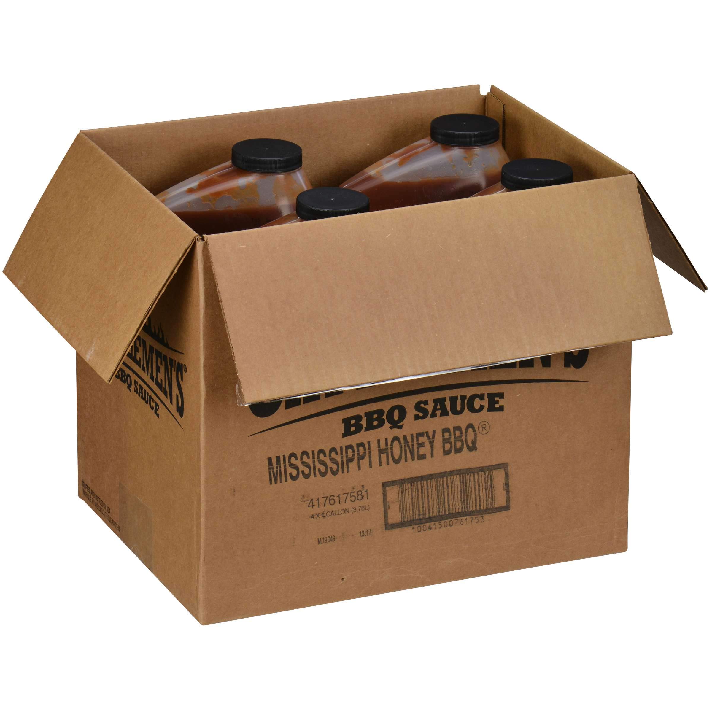 Cattlemen's BBQ Sauce Mississippi Honey - 4 Pack (40oz) | Sweet & Tangy Honey Glaze for Ribs, Chicken & Grilling | Perfect for Backyard BBQs, Tailgating & Family Cookouts