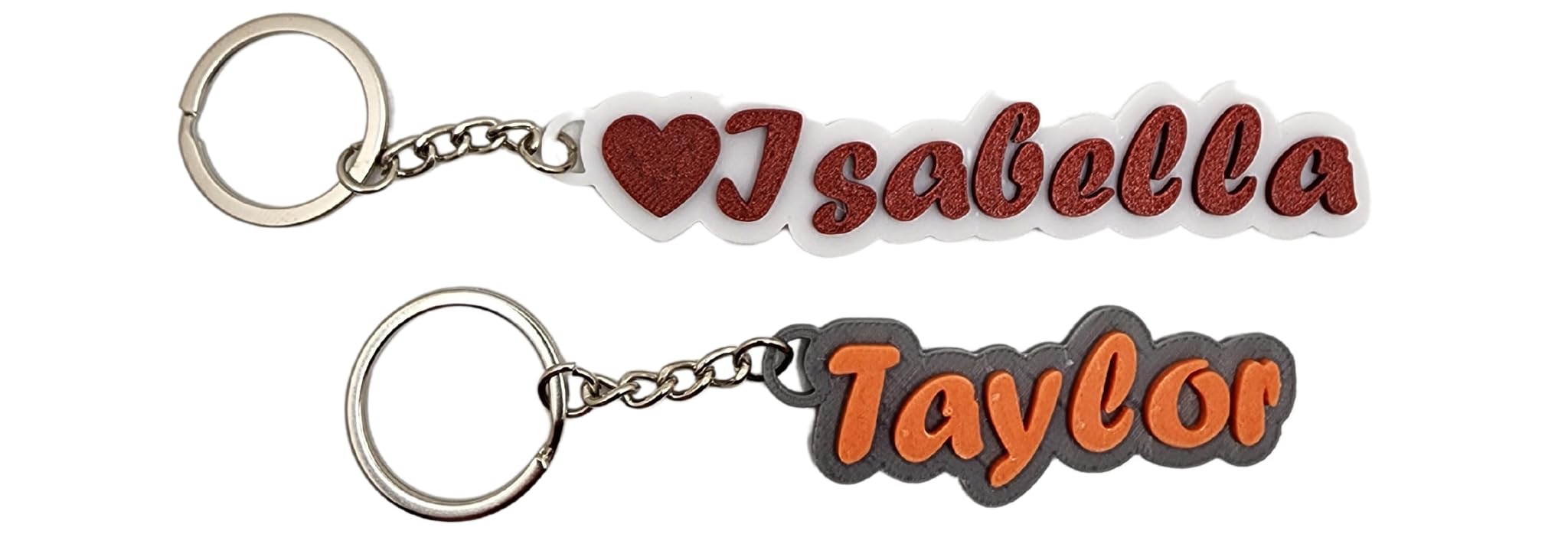 Custom 3D Photo Keychain - Personalized Engraved Name & Date - Perfect for Gifts, Couples, Anniversaries & Special Occasions