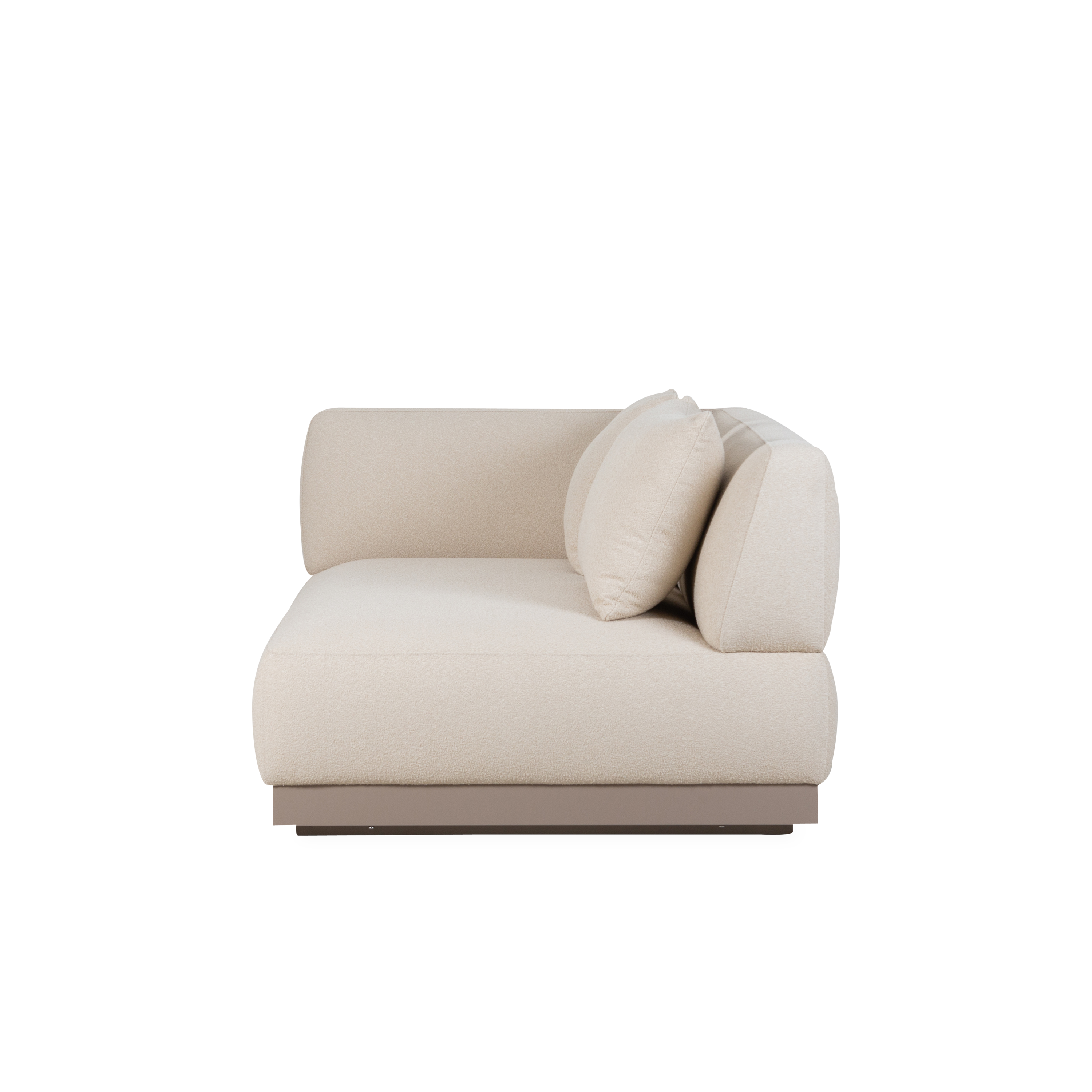Luxury Amalfi Sectional Sofa - Modern Upholstered Fabric Couch with Reversible Chaise for Living Room, Family Room & Lounge Areas