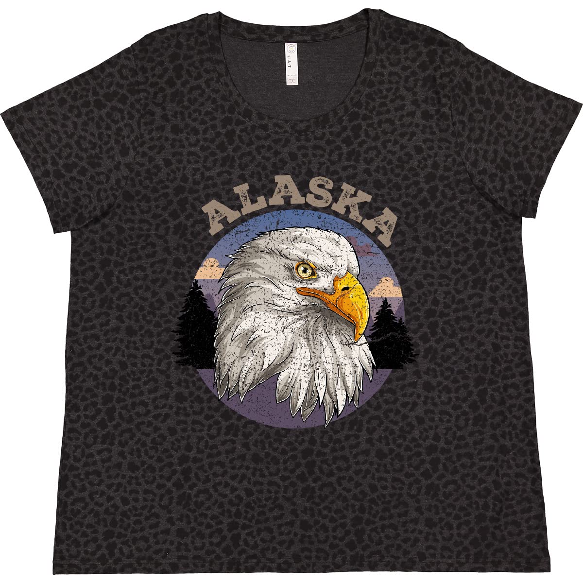 Alaska Travel Bald Eagle Women's Plus Size T-Shirt - Comfortable Graphic Tee for Outdoor Adventures & Casual Wear
