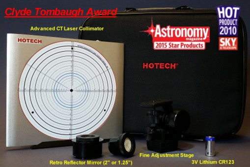 HOTECH 2 Advanced CT Laser Collimator for Telescope Alignment - ACT M2 Model - Perfect for Astronomy Enthusiasts & Astrophotography