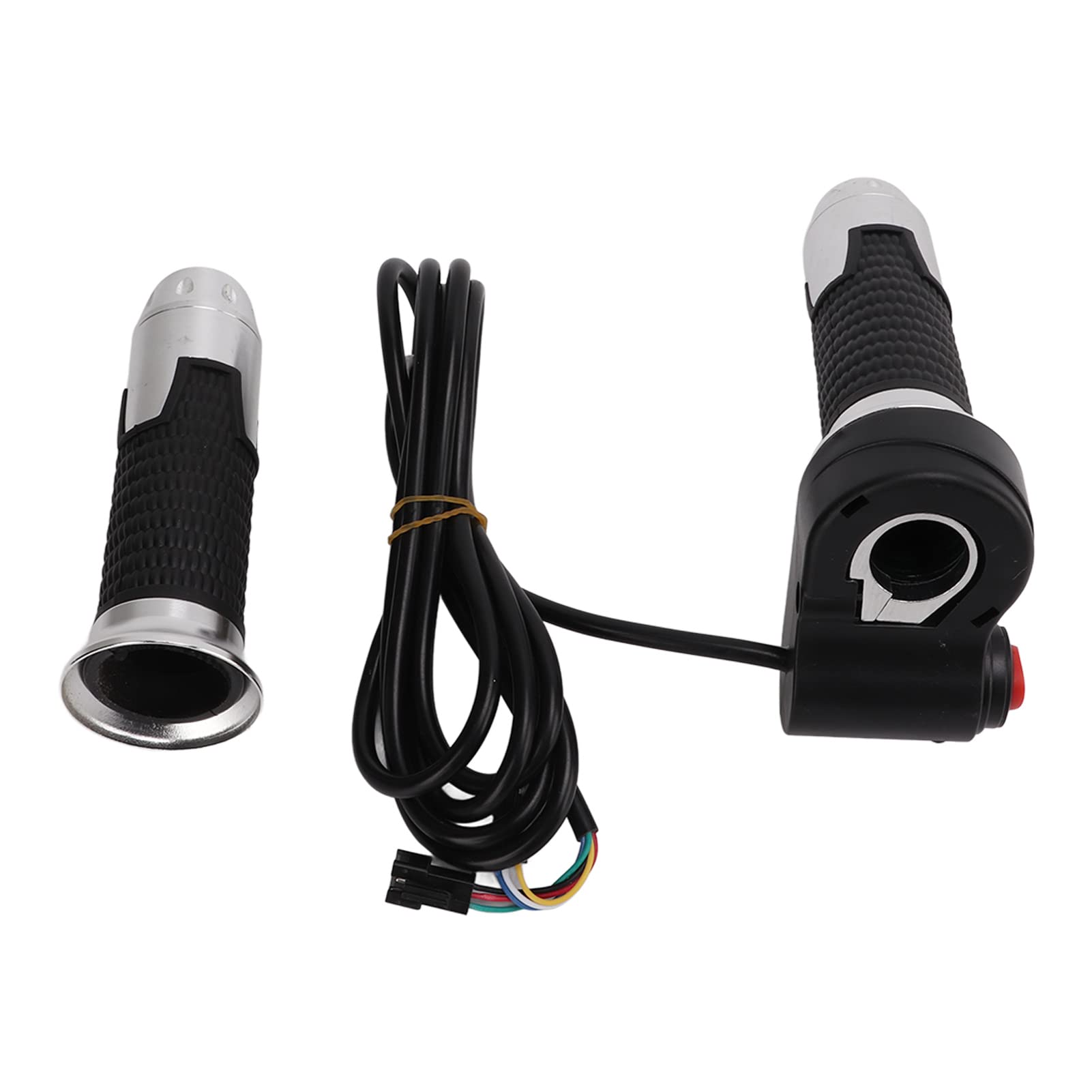 Universal 12V-99V Electric Throttle Grips - 1 Pair Motorcycle Handlebar Grips with 3-Speed Switch, Scooter Accelerator Handle (Ideal for E-Bikes, ATVs, and Electric Scooters)