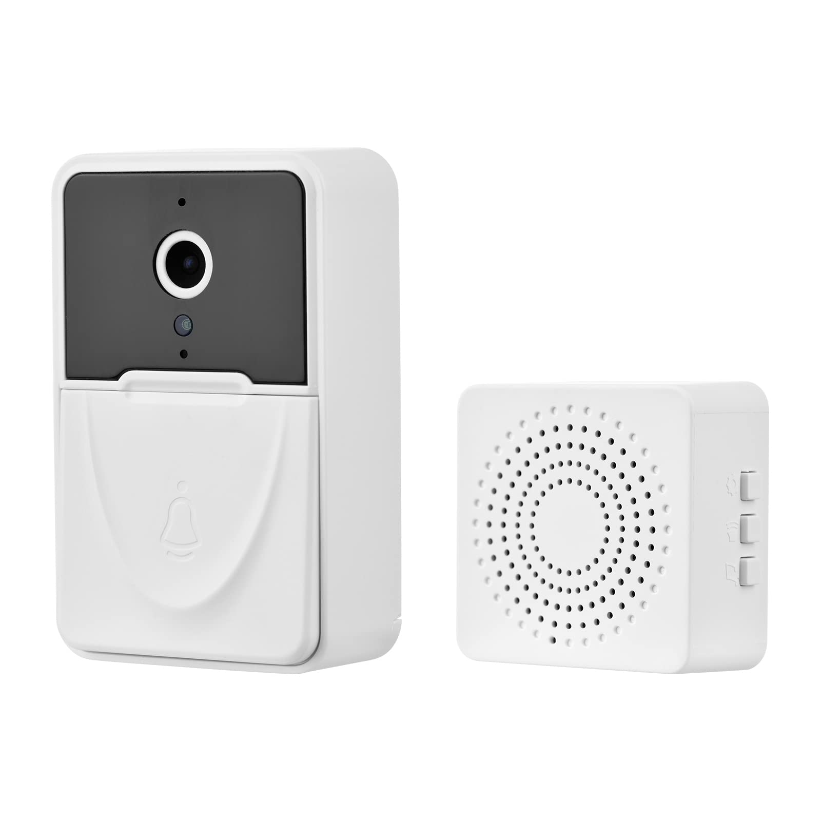 Irishom Wireless Video Doorbell Camera - Smart Security Doorbell with Motion Detection, Night Vision & 2-Way Audio - Real-Time Monitoring (Battery-Free) - Perfect for Home Security & Package Delivery Monitoring