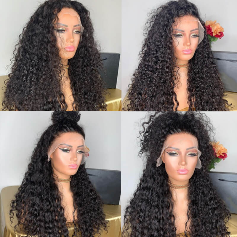 Eullair 360 Lace Frontal Wig - 100% Human Hair, Breathable & Versatile (12-30 Inch) - Perfect for Daily Wear, Cosplay, and Special Occasions