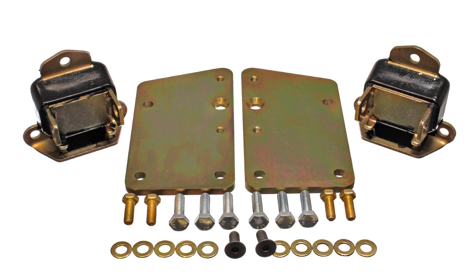 Energy Suspension 3.1150G LS Conversion Motor Mount Set - High Performance Engine Mounts for Chevy LS Swap & Hot Rod Builds