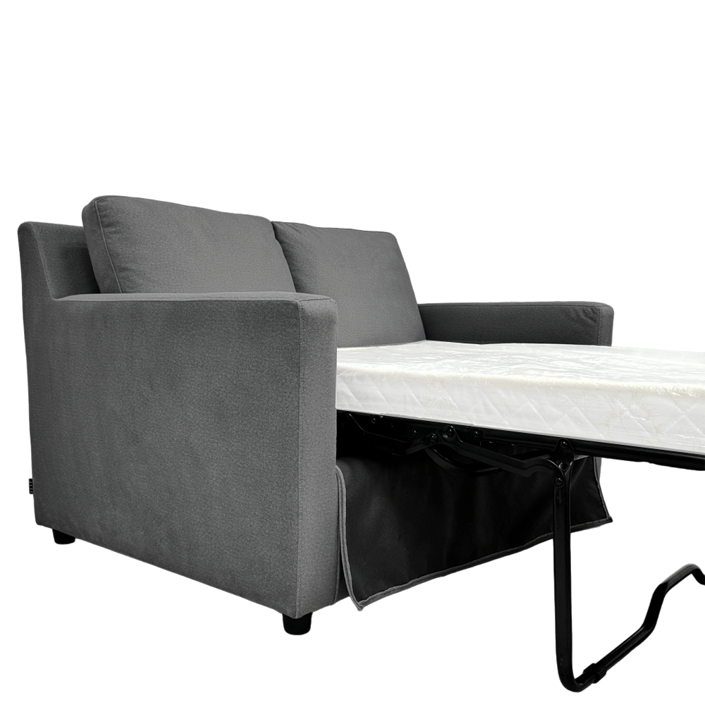 Vesper 2 Seater Sofa Bed - Convertible Sleeper Sofa for Small Spaces | Modern Living Room Furniture for Apartments & Guest Rooms | Comfortable & Space-Saving Design