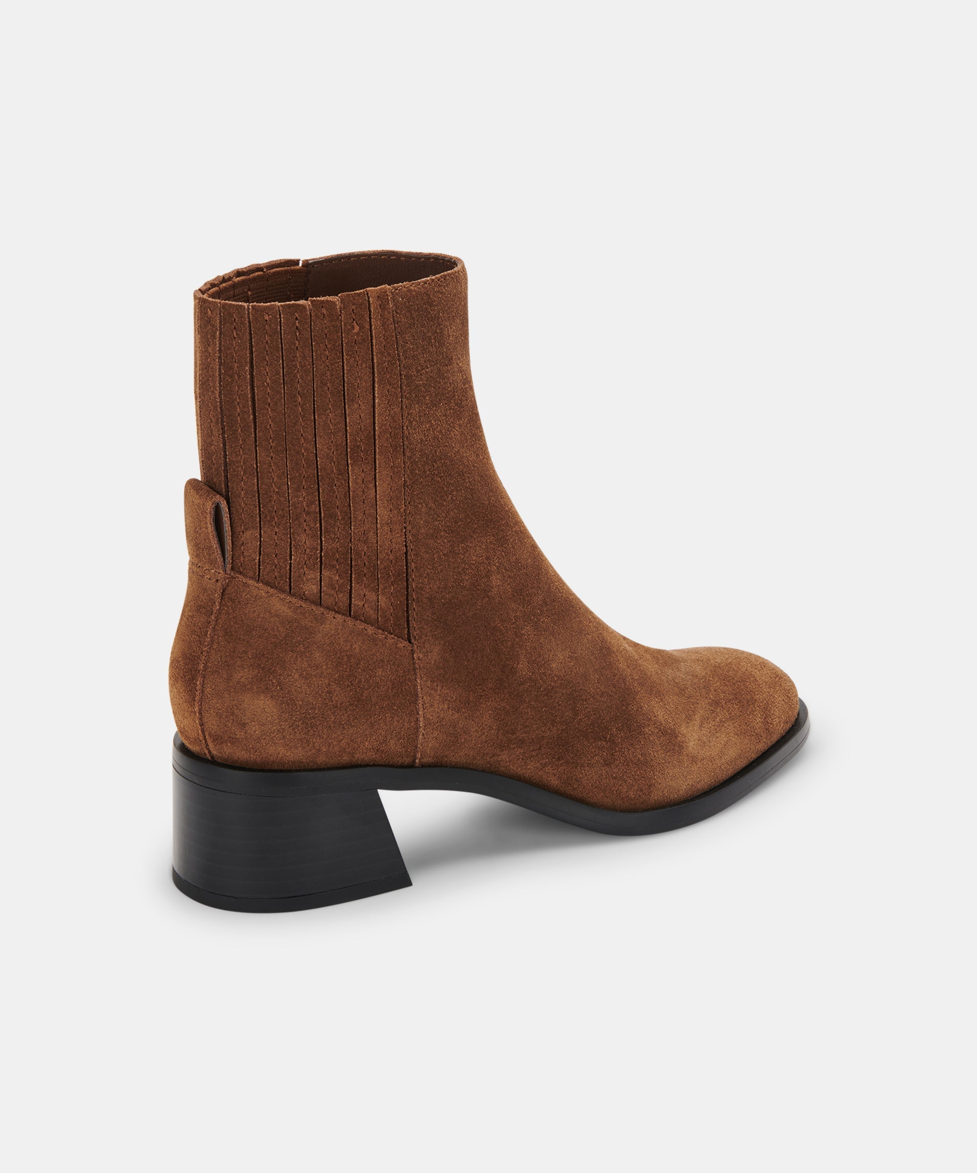 LAYTON BOOTIES DK BROWN SUEDE - Women's Ankle Boots for Fall & Winter | Comfortable & Stylish Suede Booties for Casual Outfits, Work & Date Nights