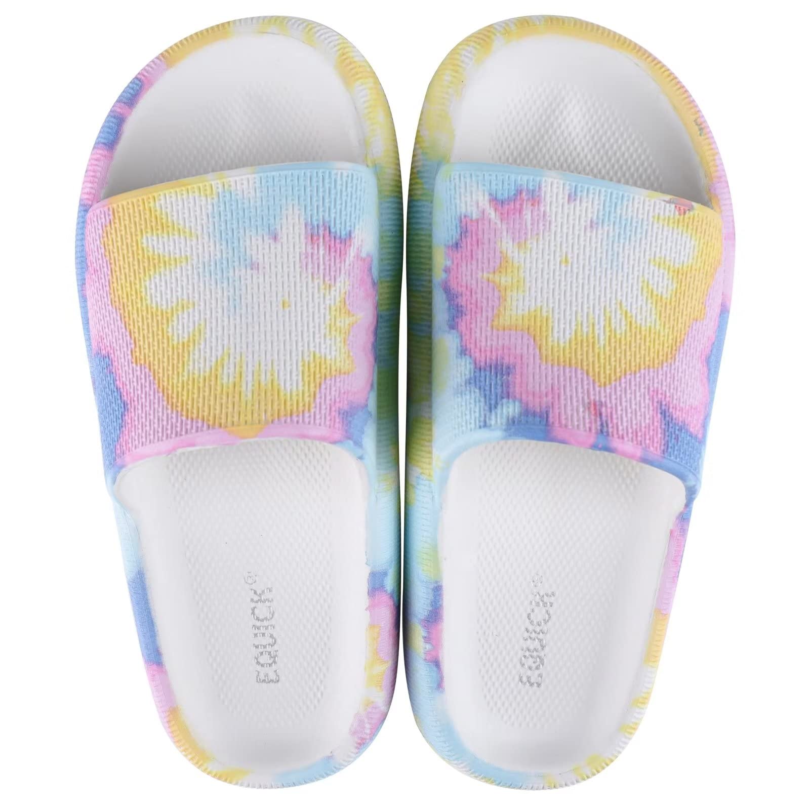 EQUICK Cloud Slides Pillow Slippers for Women and Men - Ultra Soft Bathroom Sandals with Cushioned Thick Sole | Indoor & Outdoor Shower Slippers for Home, Spa, Poolside, and Beach Use