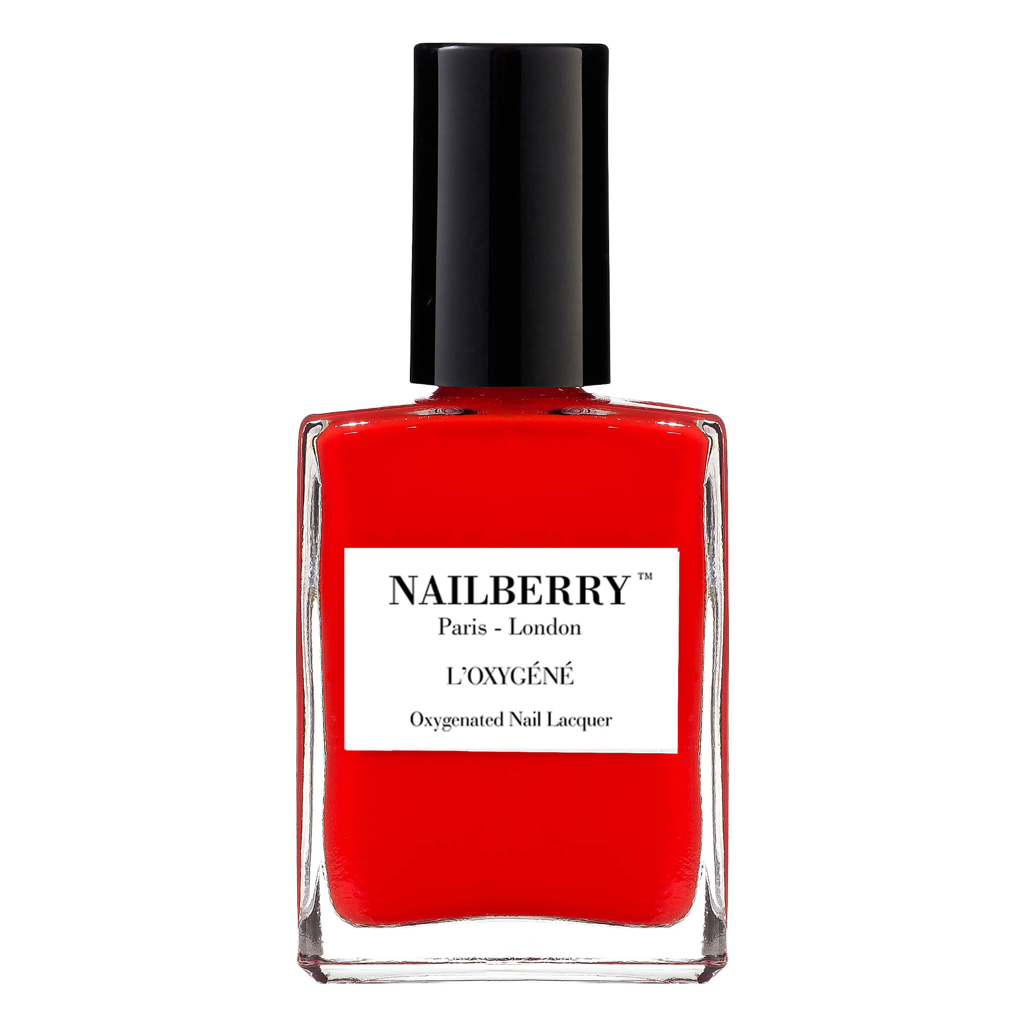 Oxygenated Nail Lacquer - Cherry Cherie Nail Polish | Long-Lasting, Non-Toxic & Vibrant Color | Perfect for Manicures, Pedicures & Nail Art