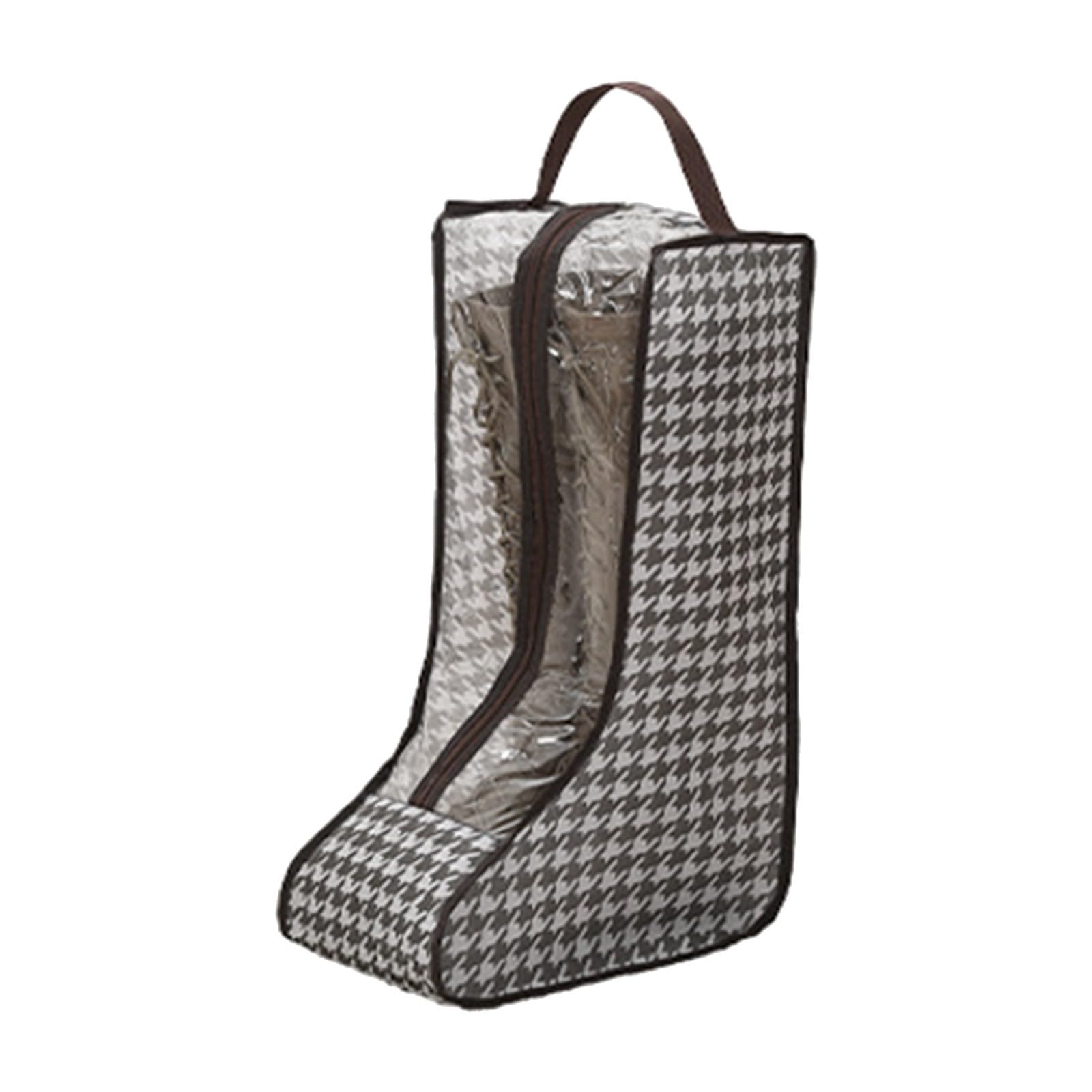 Dustproof Portable Boot Storage Bags with Zipper - Organizer Protector for Tall/Short/Ankle/Snow Boots - Home & Travel Shoe Storage Solution (Beige, One Size) - Perfect for Closet Organization & Seasonal Boot Protection