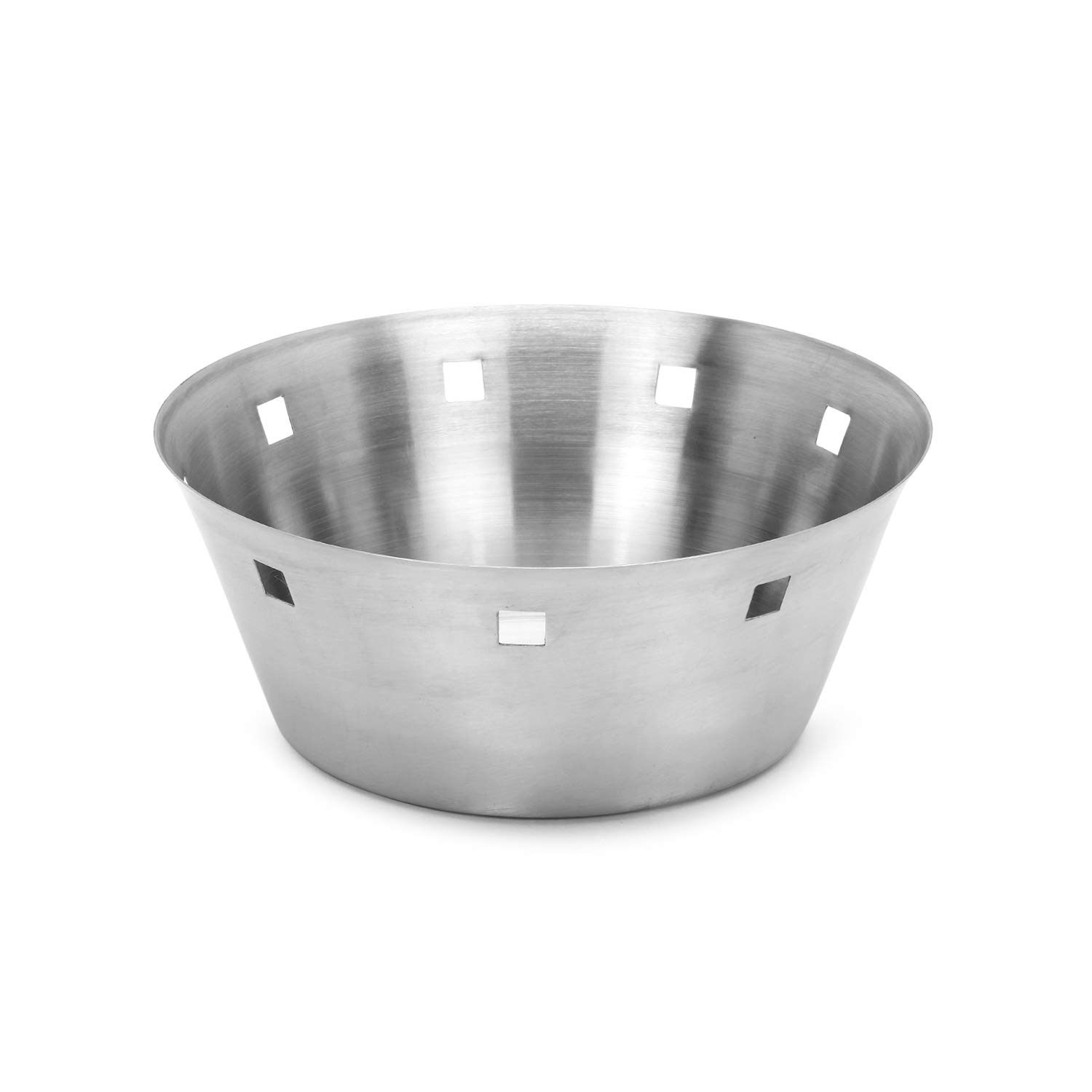 Stainless Steel Modern Bread and Fruit Serving Basket - Elegant Kitchen Serving Tray for Breakfast, Brunch, and Party Snacks