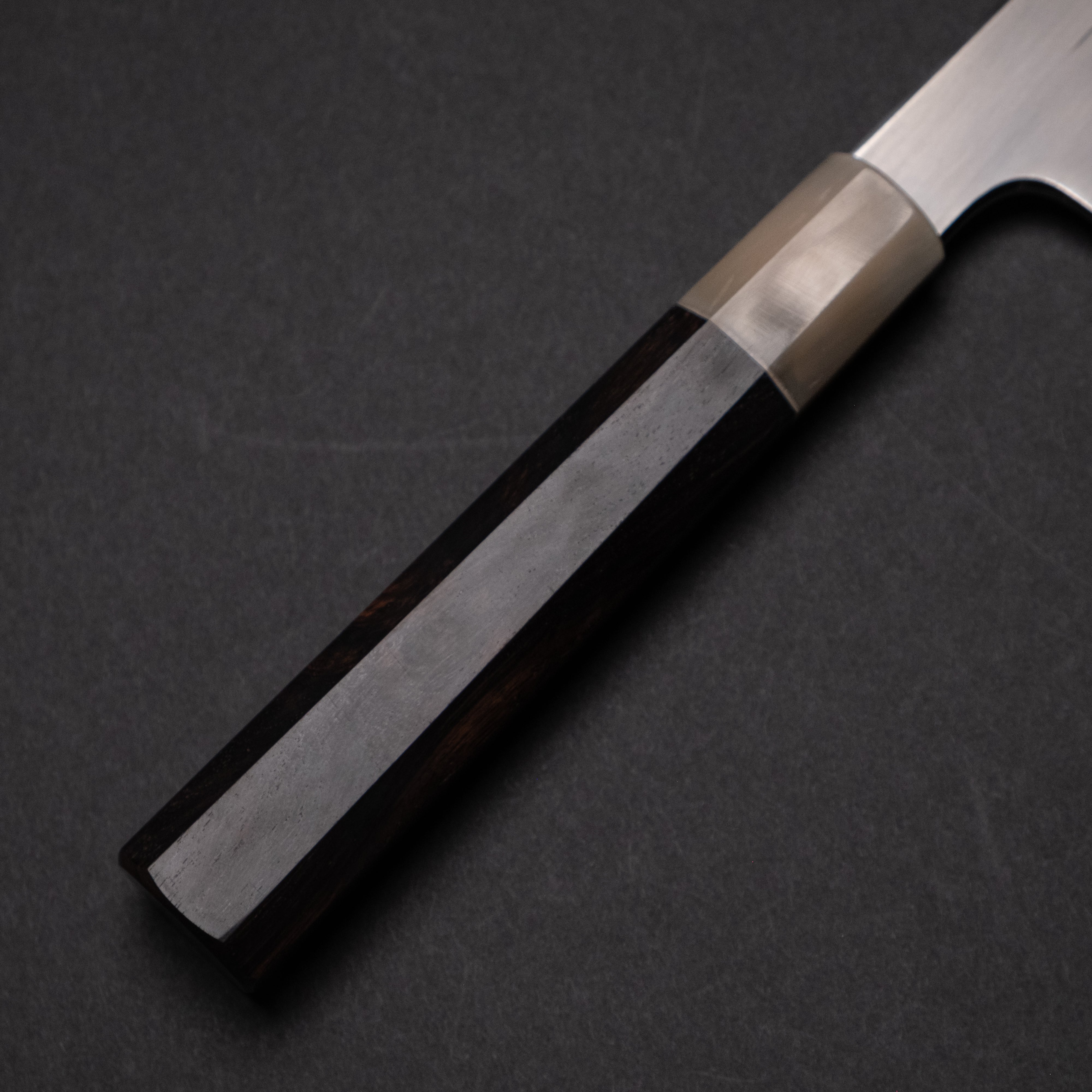 Hitohira Togashi White #1 Stainless Clad Kasumi Gyuto 240mm Japanese Chef Knife with Ebony Handle - Professional Kitchen Knife for Sushi, Meat Cutting & Precision Cooking