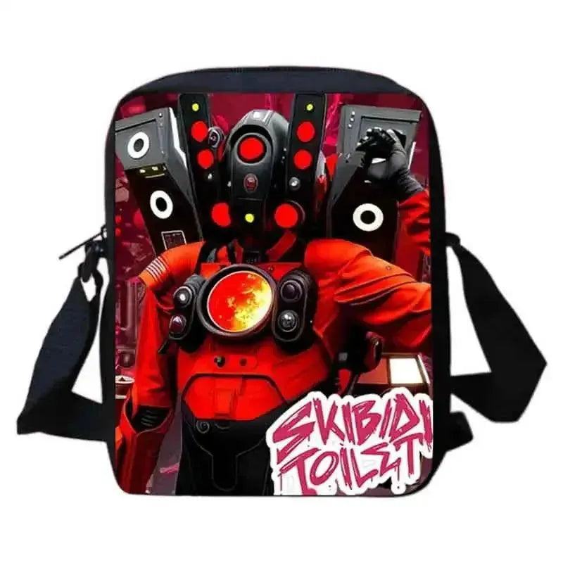 Custom Skibidi Backpack Set for School, Travel & Outdoor Adventures - Durable & Stylish Kids & Teens Backpack