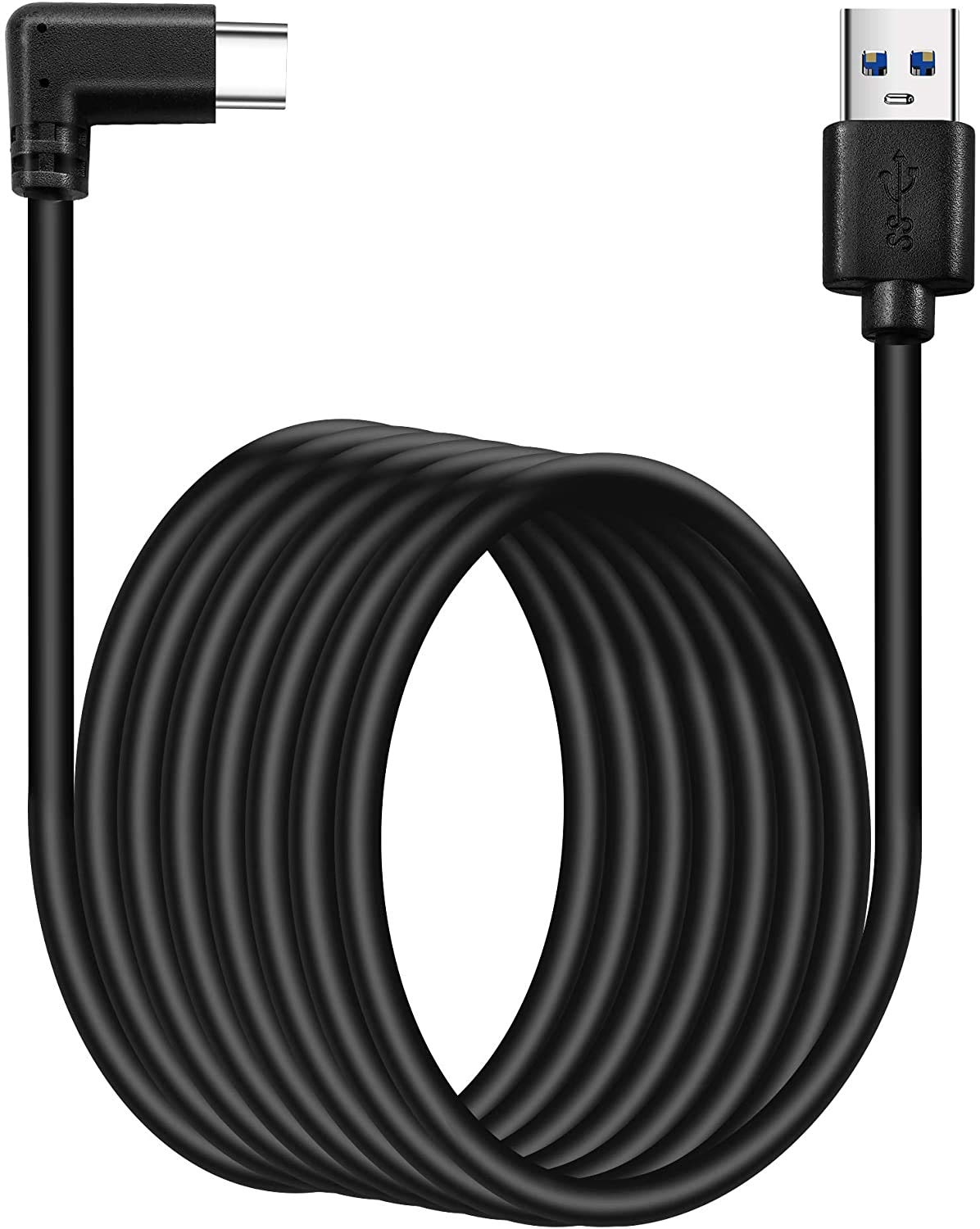 Oculus Link Cable 16ft USB C to USB C High-Speed Data Transfer & Fast Charging Cable for Oculus Quest 2/Pro, Compatible with Gaming PC VR Headsets - Perfect for PC VR Gaming & Seamless Oculus Link Experience