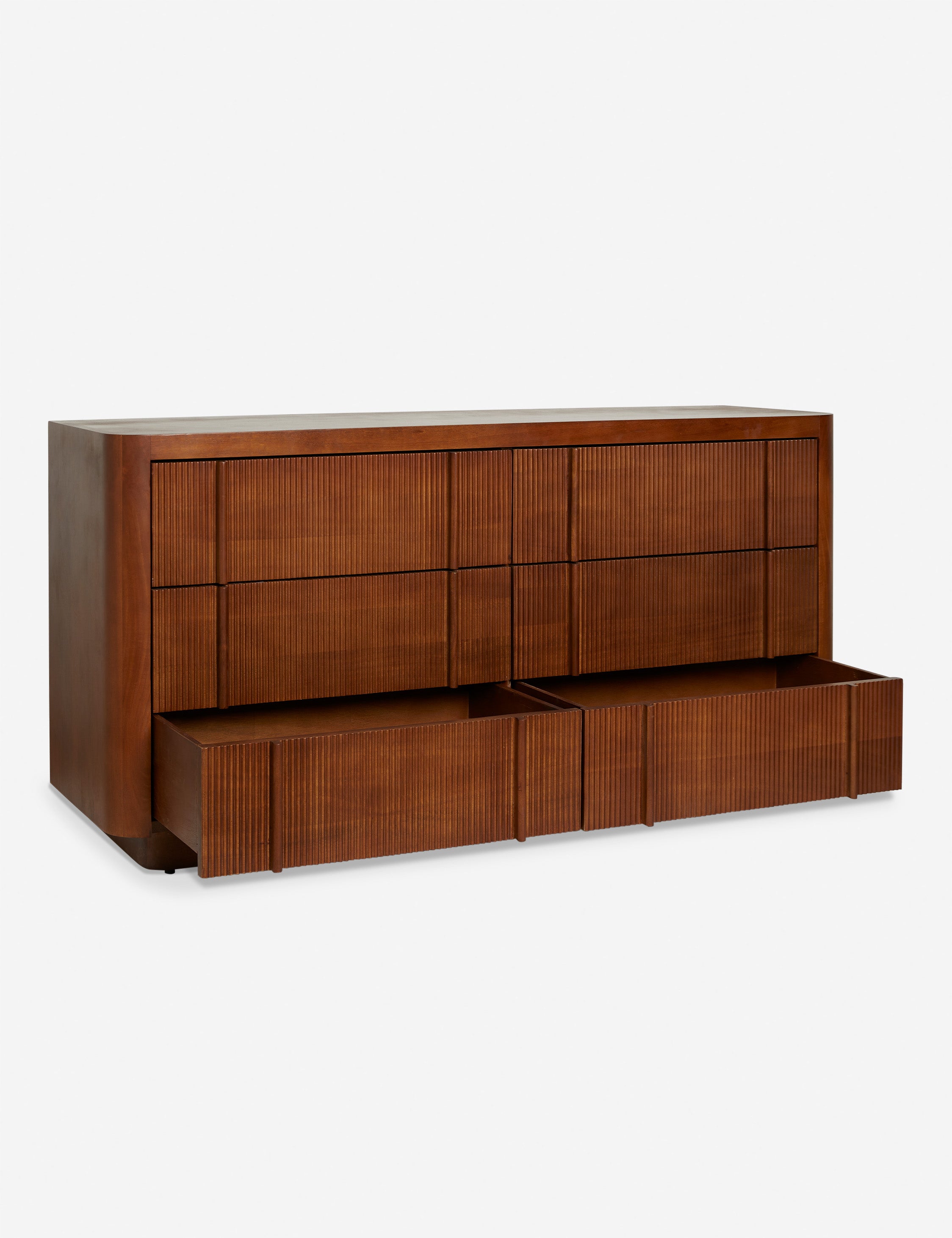 Sarah Sherman Samuel Merrit Dresser - Modern Wooden Dresser with 6 Drawers for Bedroom Storage & Organization | Perfect for Master Bedroom, Guest Room & Nursery