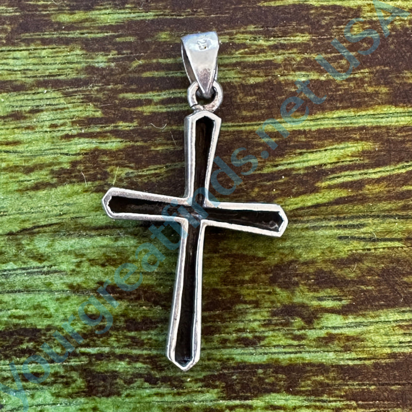 Vintage Sterling Silver Holy Cross Pendant - Timeless Religious Jewelry for Men & Women - Perfect for Baptism, First Communion, Confirmation & Daily Wear