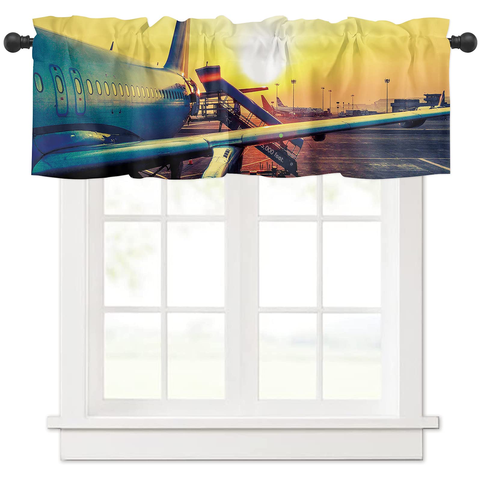 Valance Curtains for Kitchen & Bedroom - 54