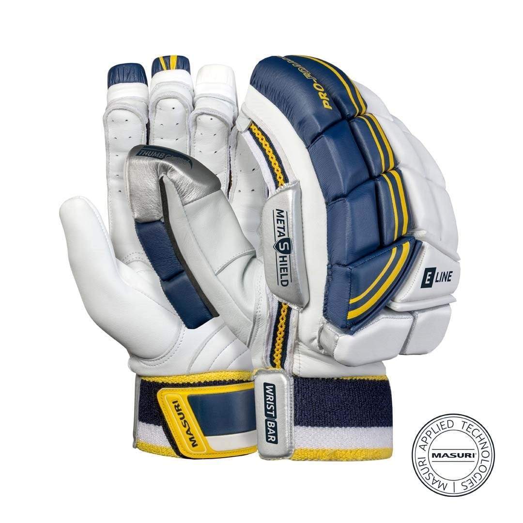 Masuri E Line Junior Cricket Batting Gloves - Youth Cricket Gloves for Boys & Girls - Lightweight Protective Gear for Practice & Matches - Perfect for Training, Games & School Cricket Teams