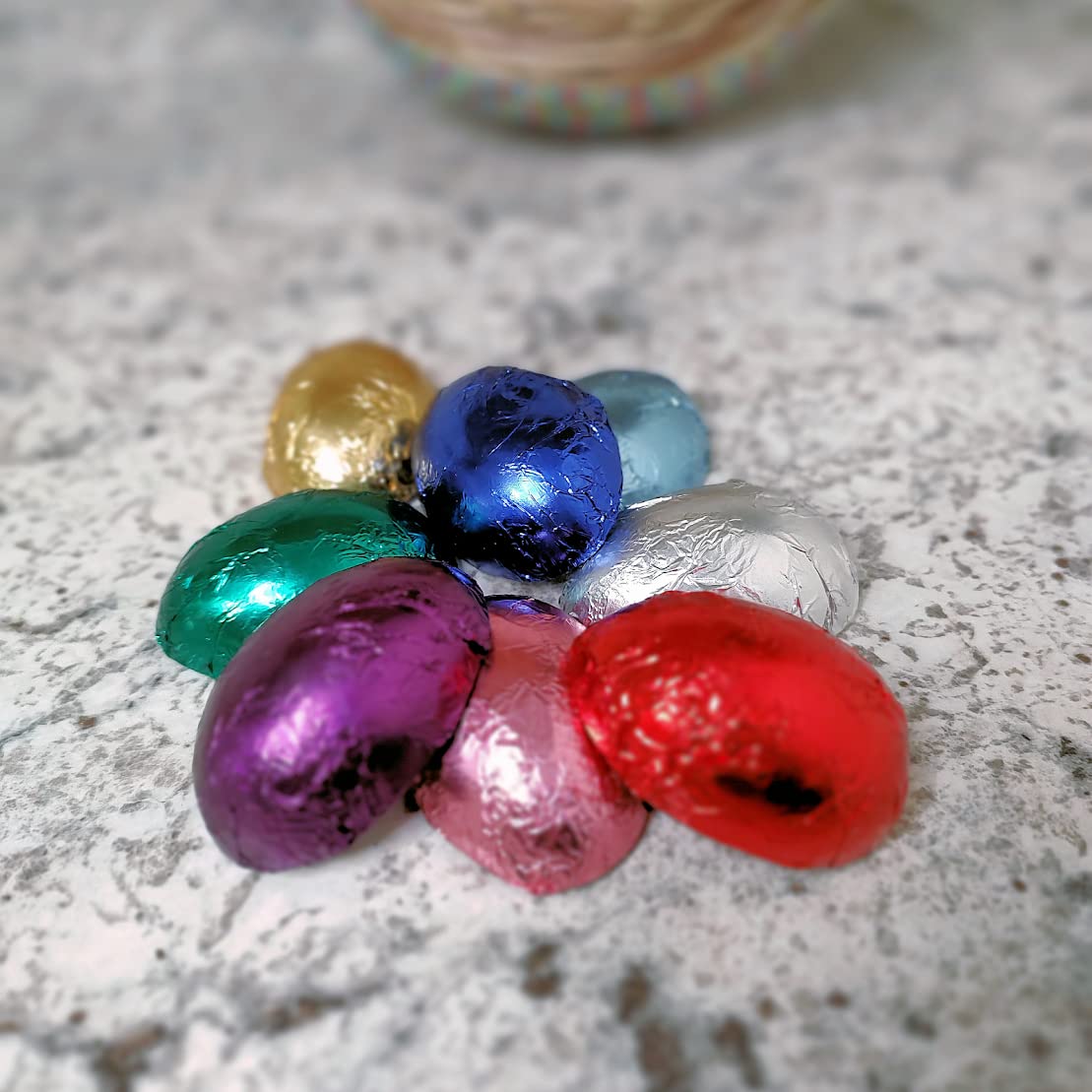 Belgium Dark Chocolate Easter Eggs with Coconut Cream - 6pc, Gluten Free & Kosher - Perfect for Easter Baskets & Gifts
