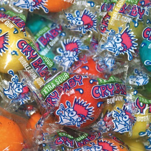 300 Sour Gumballs - Cry Baby Bubble Gum for Parties & Gifts