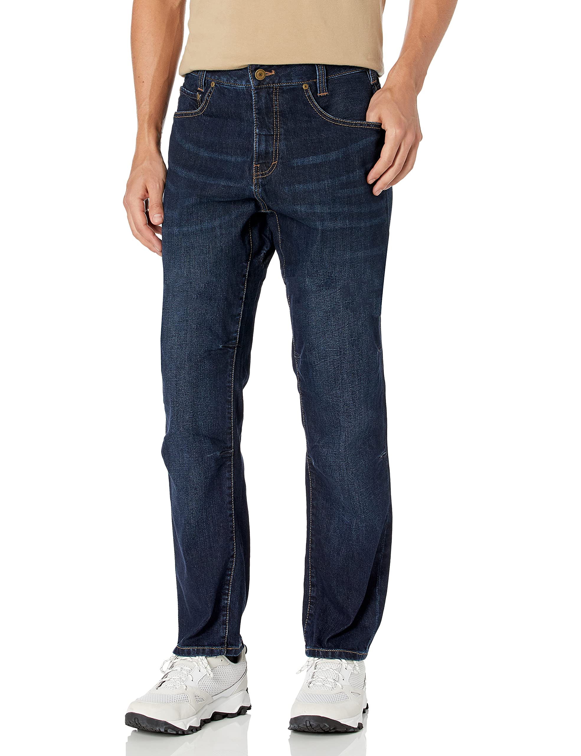 Vertx Men's Defiance Jeans - Tactical Stretch Denim Pants for Outdoor Work & Casual Wear | Durable, Comfortable & Flexible for Hiking, Travel & Everyday Use