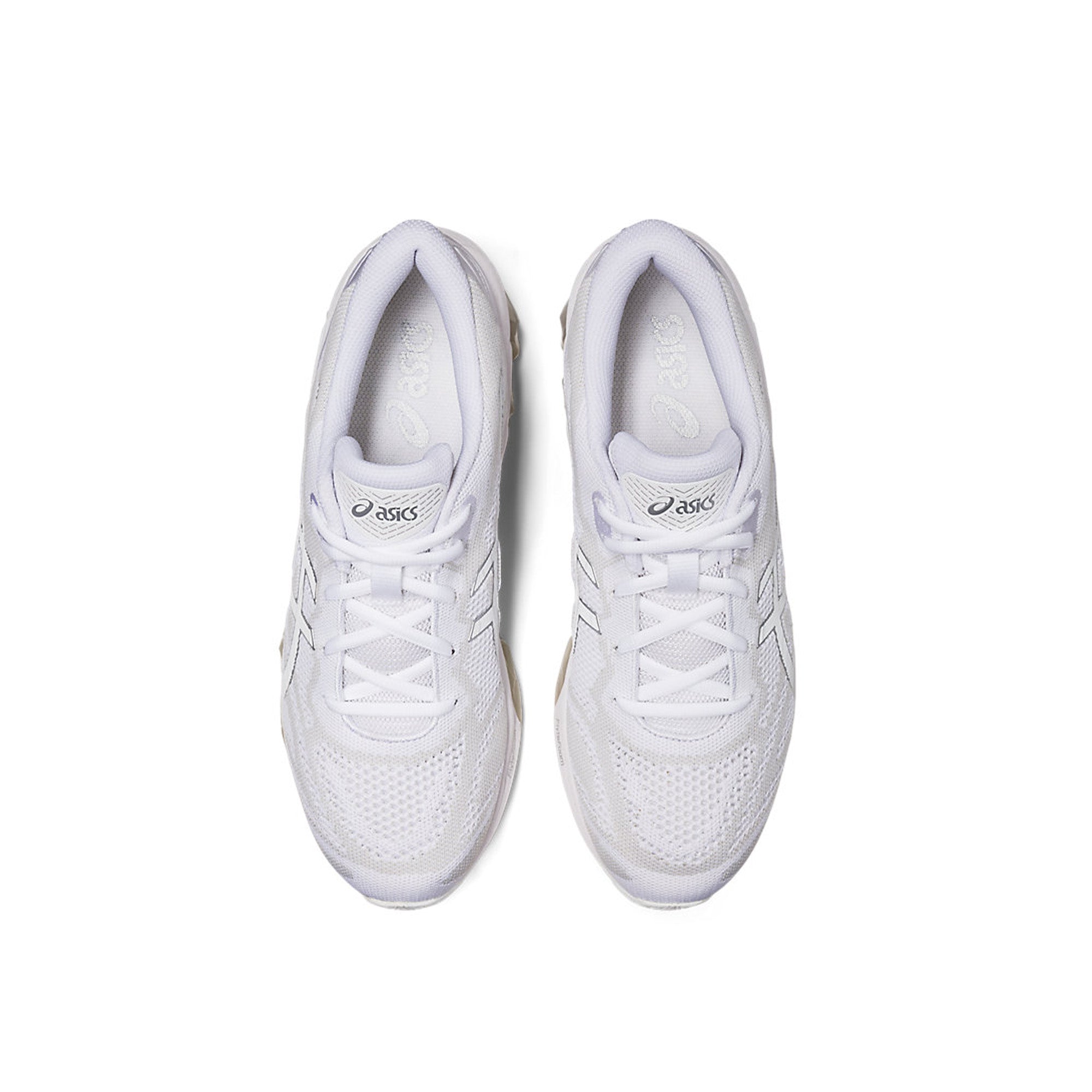 ASICS Gel Quantum 360 VII Knit Running Shoes - White/Pure Silver - Cushioned Support for Men & Women - Perfect for Road Running, Gym Workouts & Daily Wear
