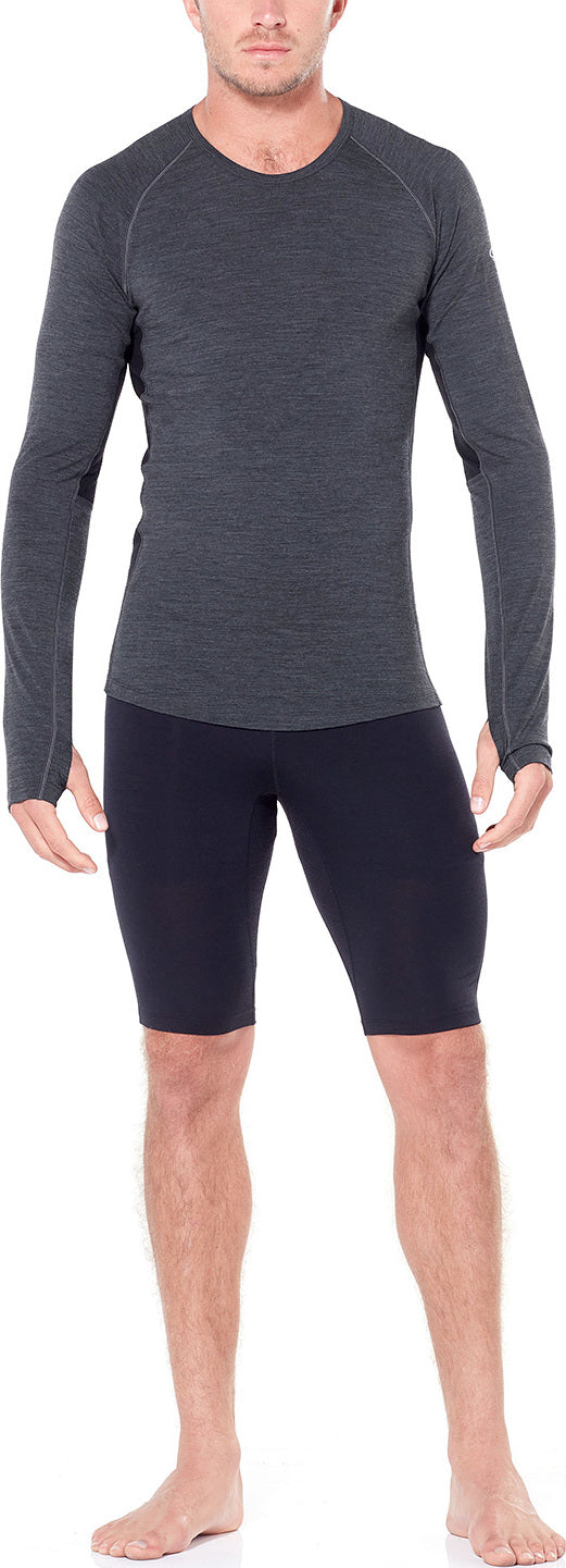 200 Zone Long Sleeve Crew Neck Sweatshirt for Men - Comfortable Thermal Underwear Base Layer for Cold Weather - Perfect for Hiking, Camping & Winter Sports