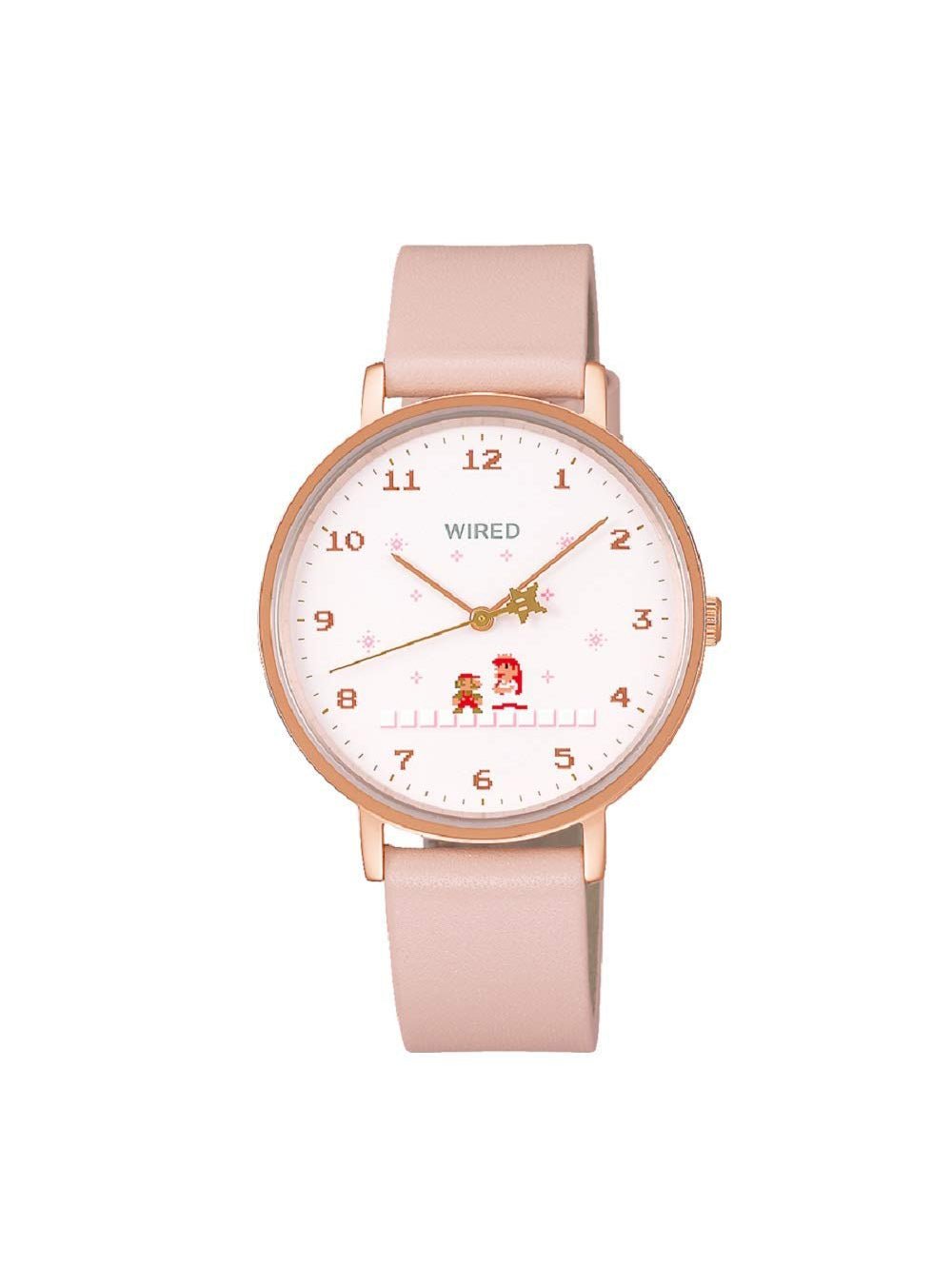 SEIKO WIRED × SUPER MARIO BROTHERS Limited Edition Watch AGAK707 - Retro Gaming Collectible for Men - Perfect for Nintendo Fans & JDM Enthusiasts - Ideal for Gaming Events, Cosplay & Gift Giving