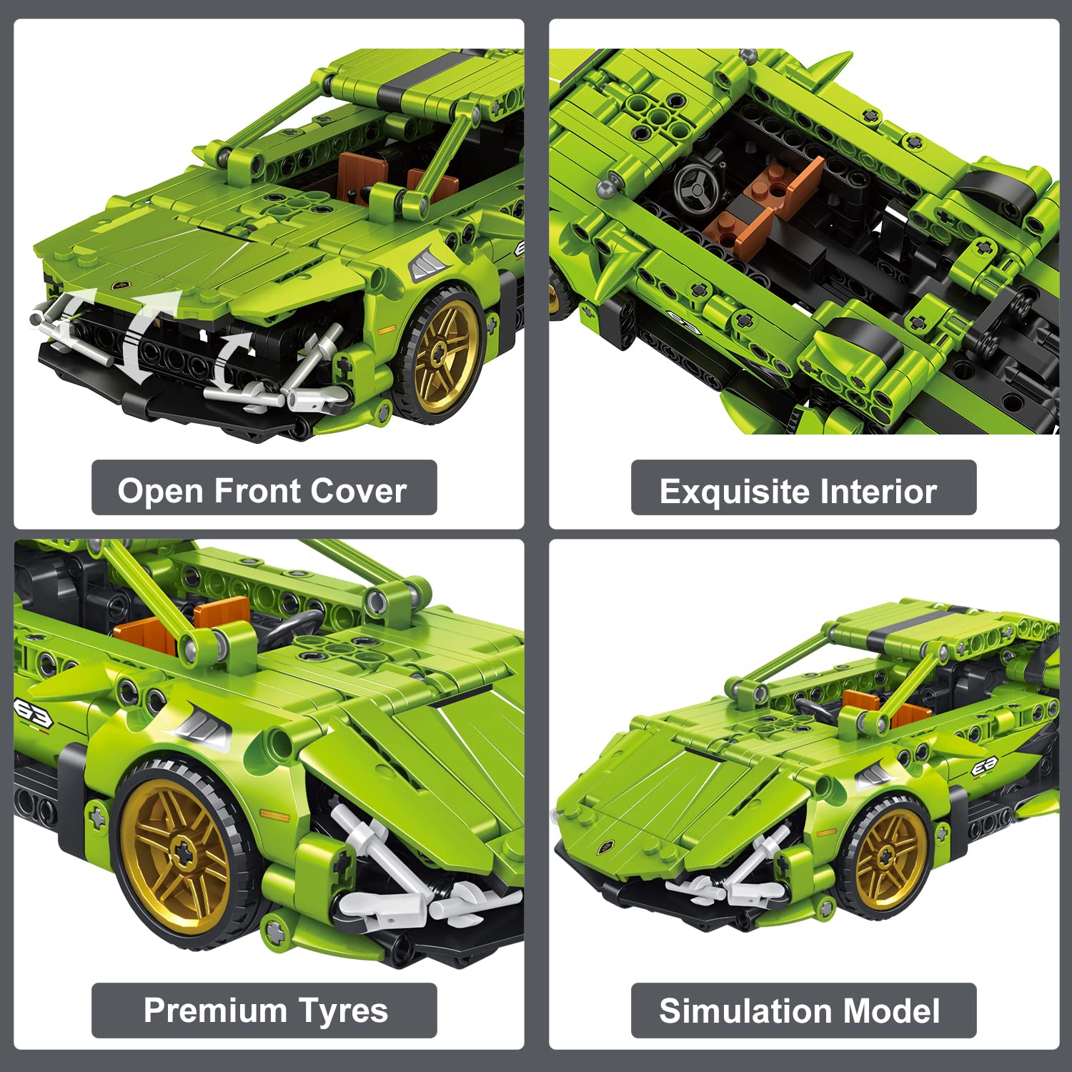 2-in-1 Transformable Robot Car Building Blocks Set - 721 Piece Pull Back Racing Vehicle & Technical Model Kit for Kids & Adults (Ages 6+) | STEM Educational Toy for Creative Play & Birthday Gifts