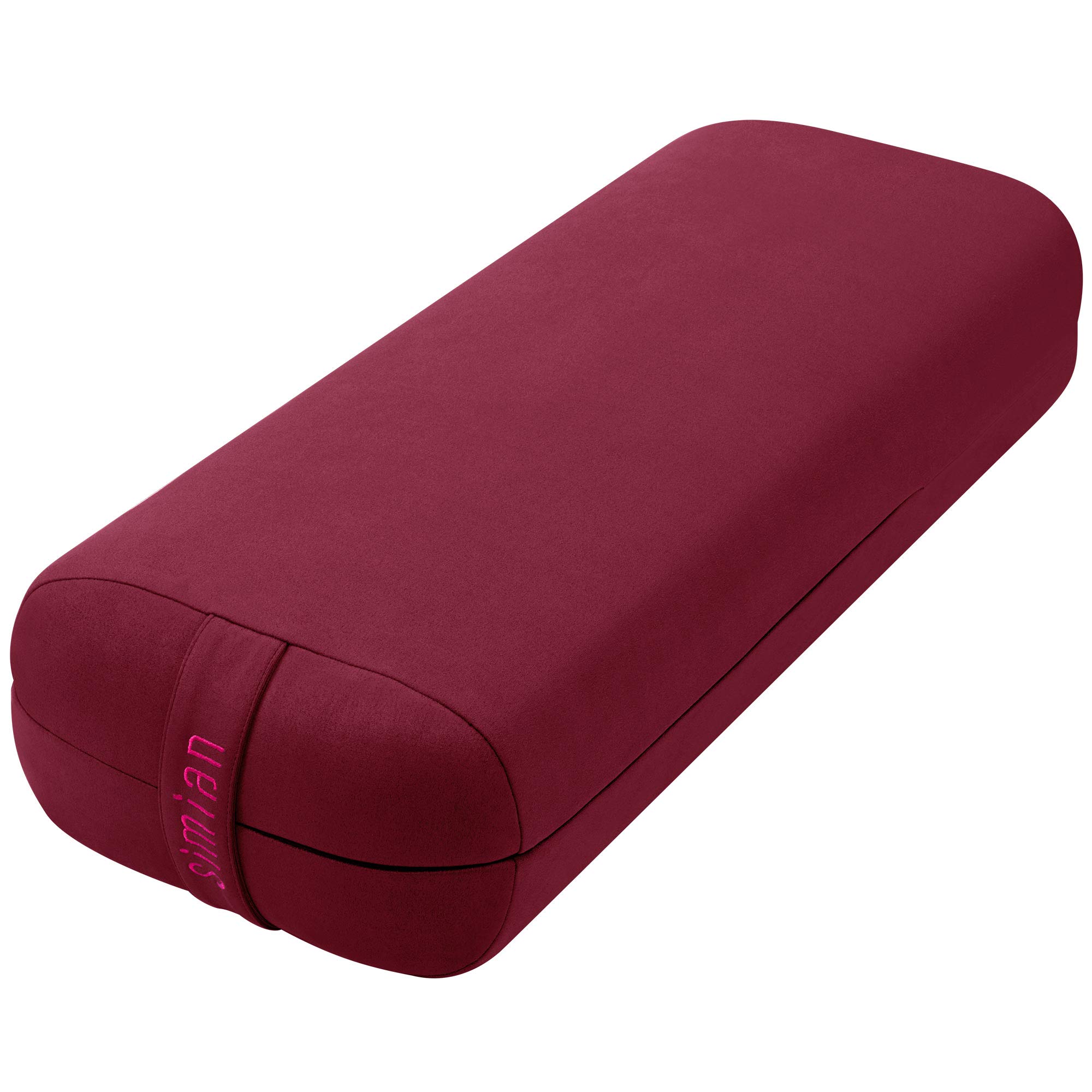 Premium Yoga Bolster Pillow - Supportive Rectangular Meditation Cushion with Washable Velvet Cover for Restorative & Yin Yoga - Ideal for Home, Studio, and Meditation Practice