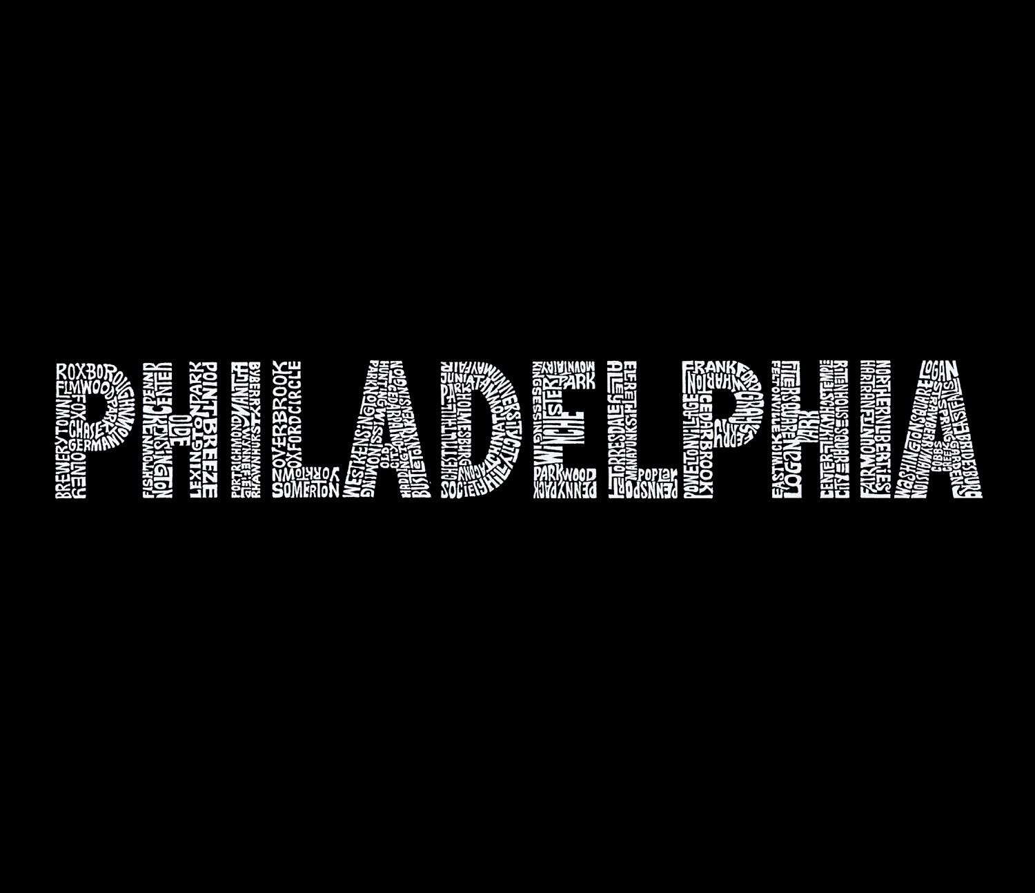 LA Pop Art Boys Graphic Hoodie - Philadelphia Neighborhoods Design | Trendy Streetwear for Urban Teens & Casual Outfits