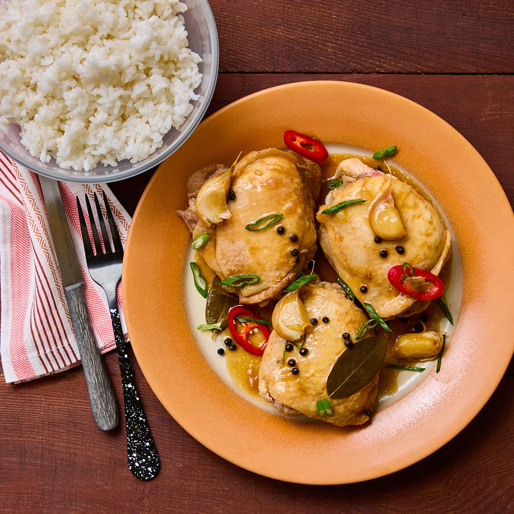 Microwave Chicken Adobo Recipe - Easy Filipino Dish for Quick Meals | Perfect for Weeknight Dinners & Office Lunches